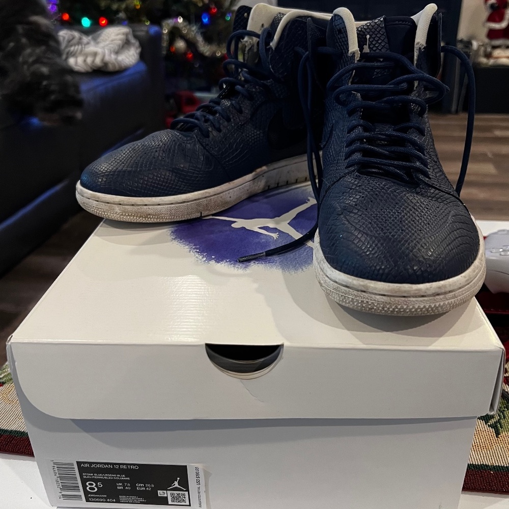 Air Jordan 1 High Noveau Blue Snakeskin